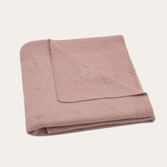 Beautiful Cosy Baby Knit Blanket - Wild Rose Pink