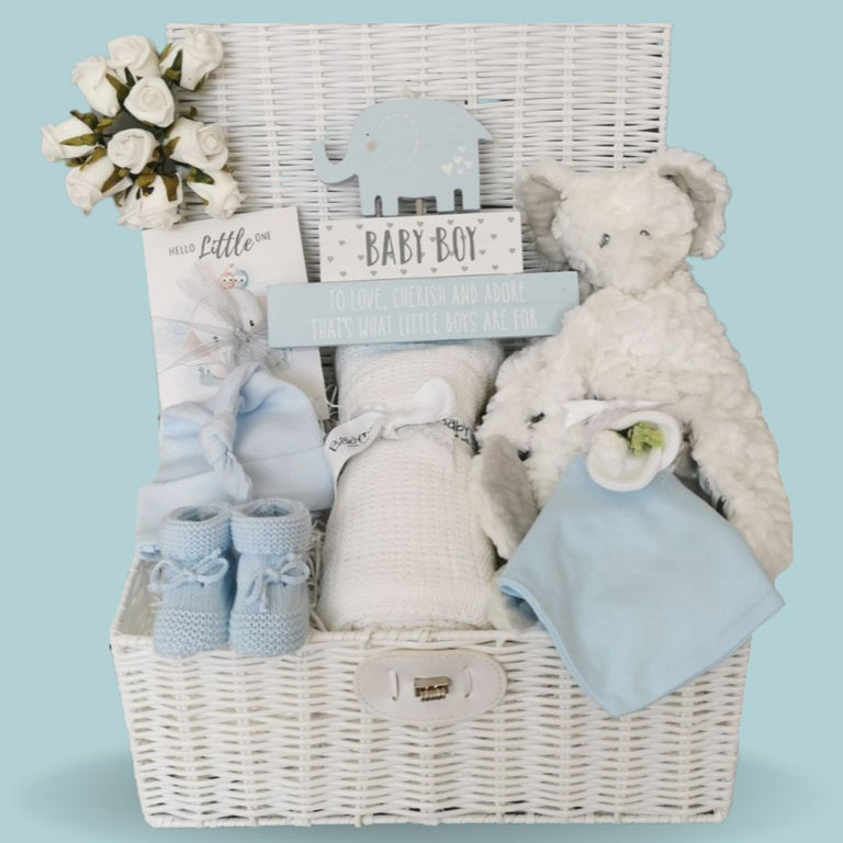 Beautiful Baby Hamper - Cherish & Adore | Baby Boy Gifts | Bumbles & Boo