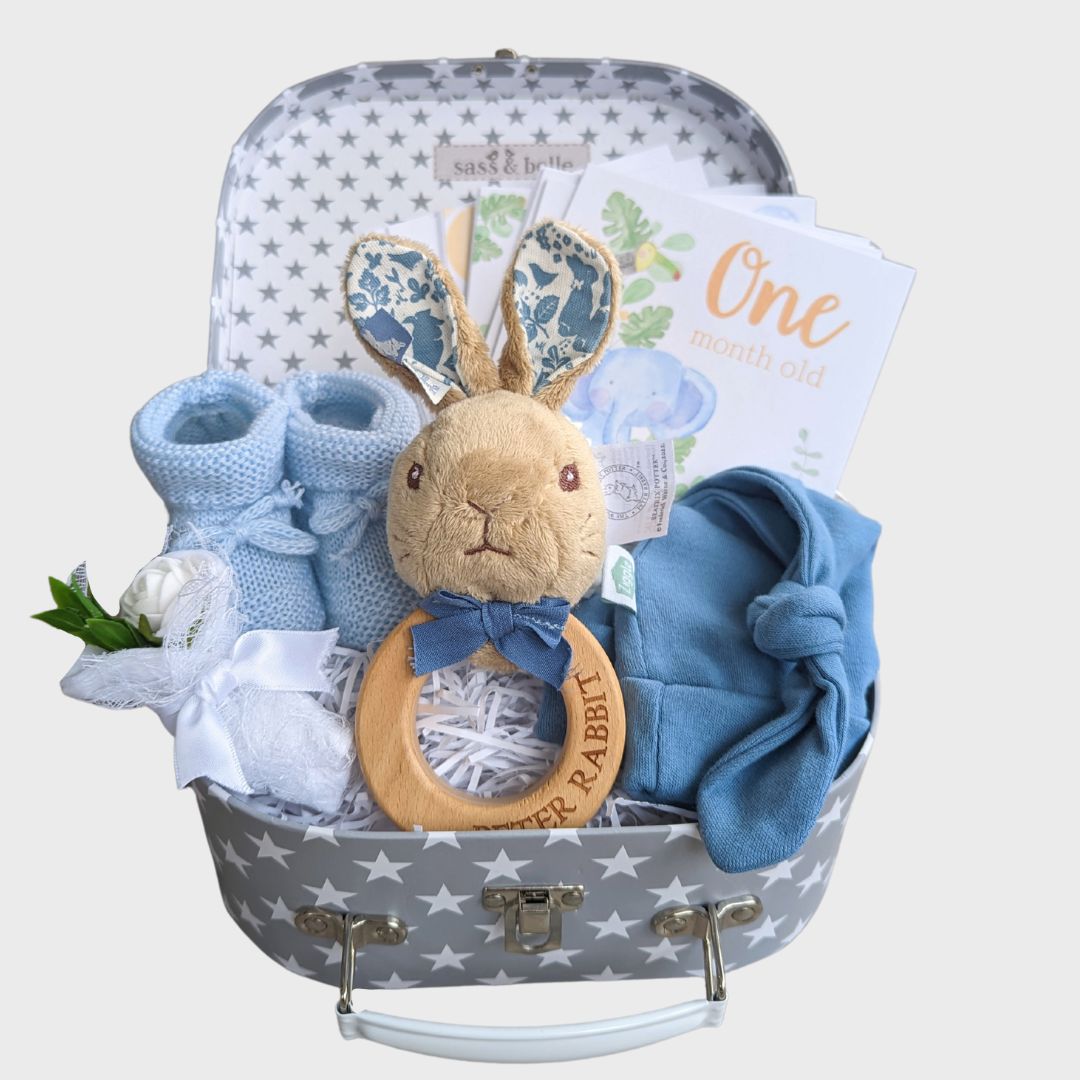 Easy as ABC New Baby Gift Basket - Blue - baby bath set - baby boy gift  basket, One Basket - Fry's Food Stores
