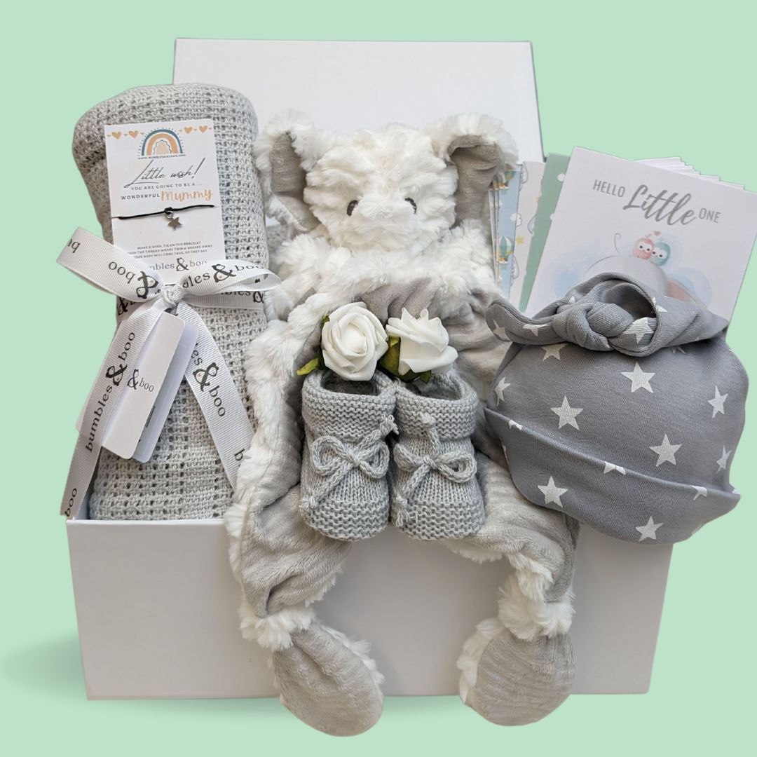 Elephant & Star Baby Hamper | Personalised Baby Gifts | Bumbles and Boo ...