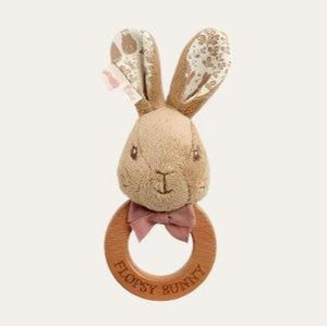 Flopsy Wooden Ring Rattle - Bumbles & Boo