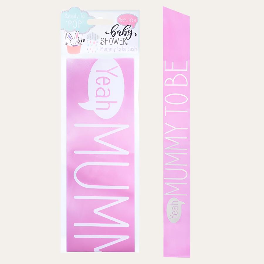 Soft and elegant "Mummy to Be" sash, perfect for baby showers and gender reveal celebrations